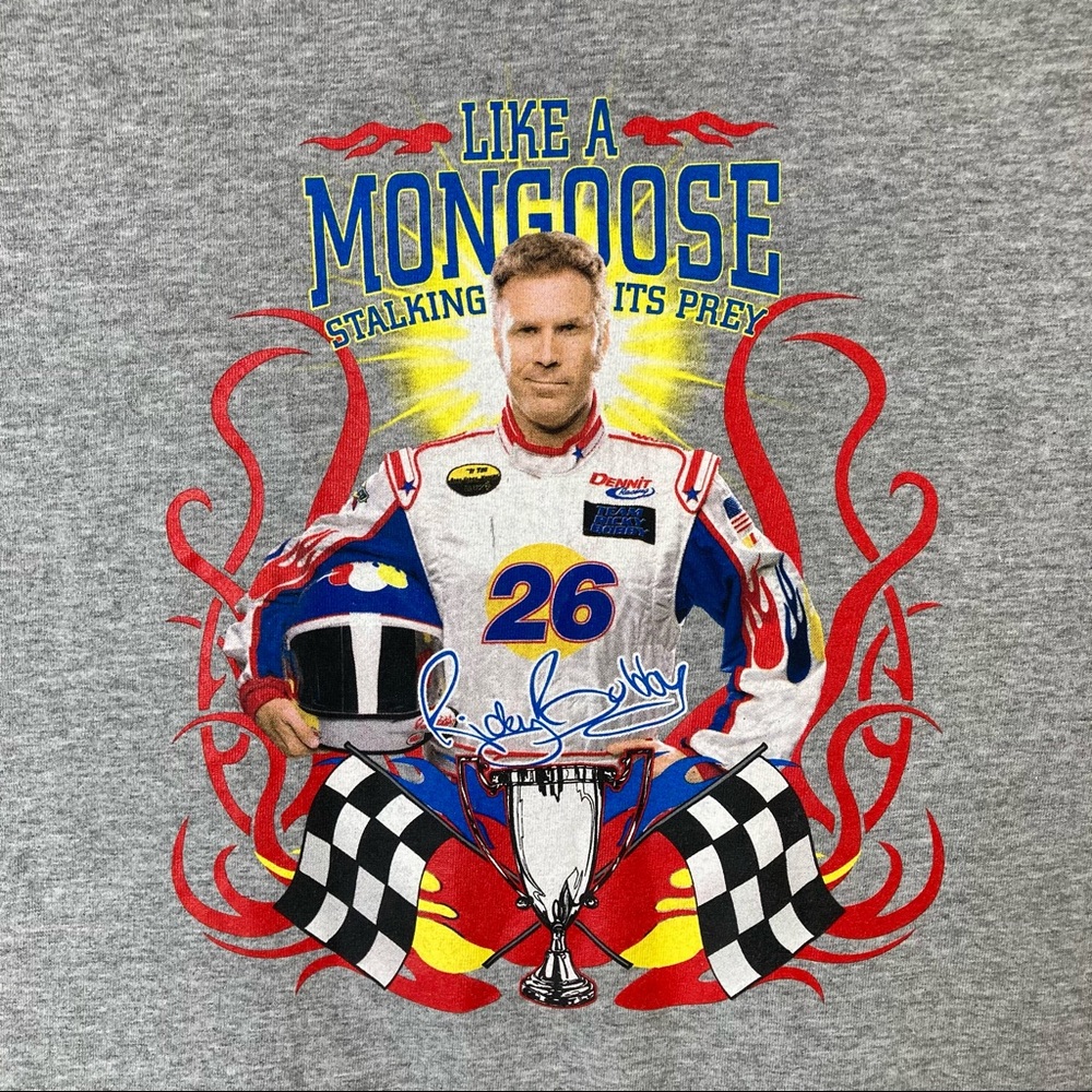 Ricky Bobby Talladega Nights Movie Promo T-Shirt L